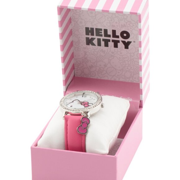 Sanrio Hello Kitty with gift box Pink with Charm - Picture 1 of 3
